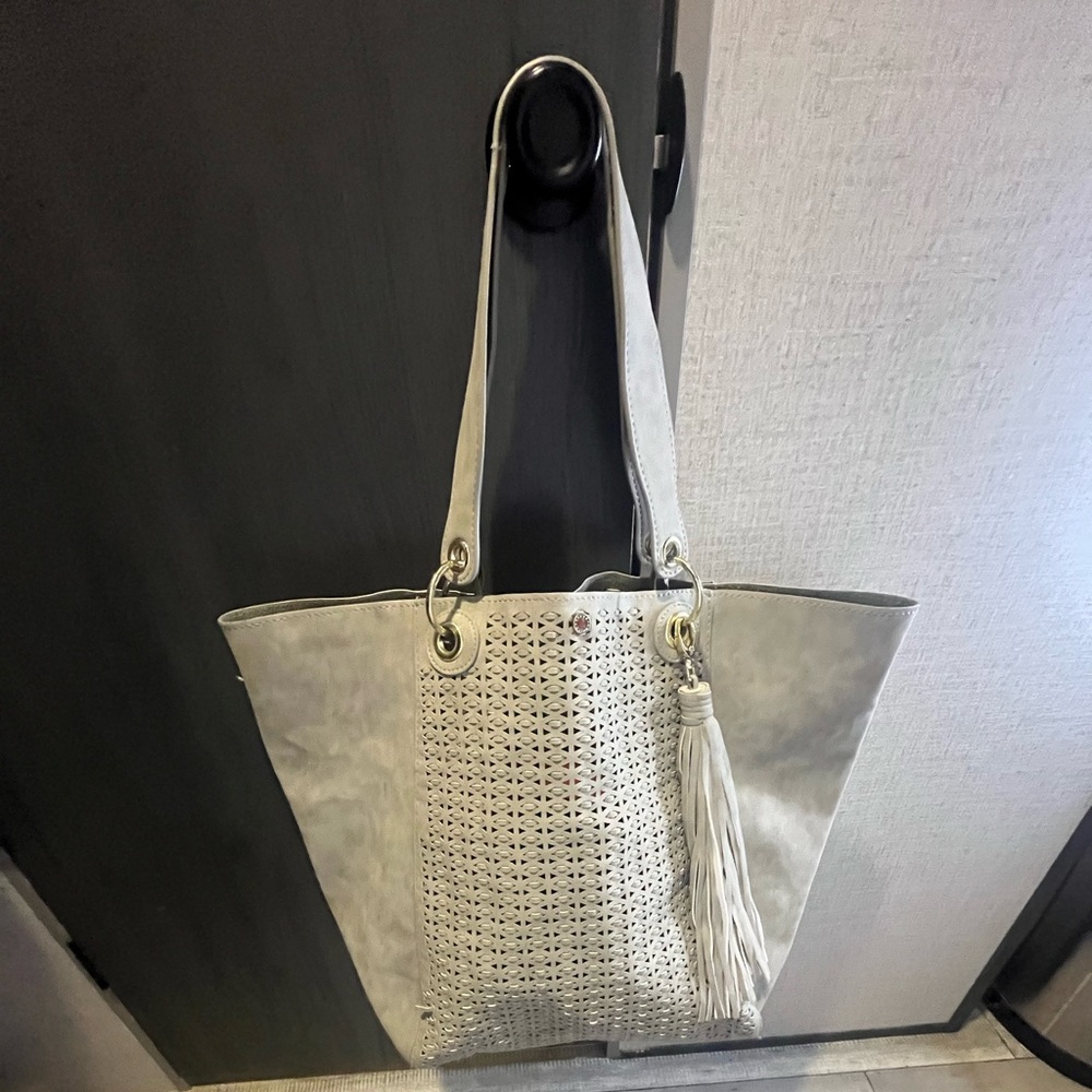 Steve Madden Gary Suede Large Tote
